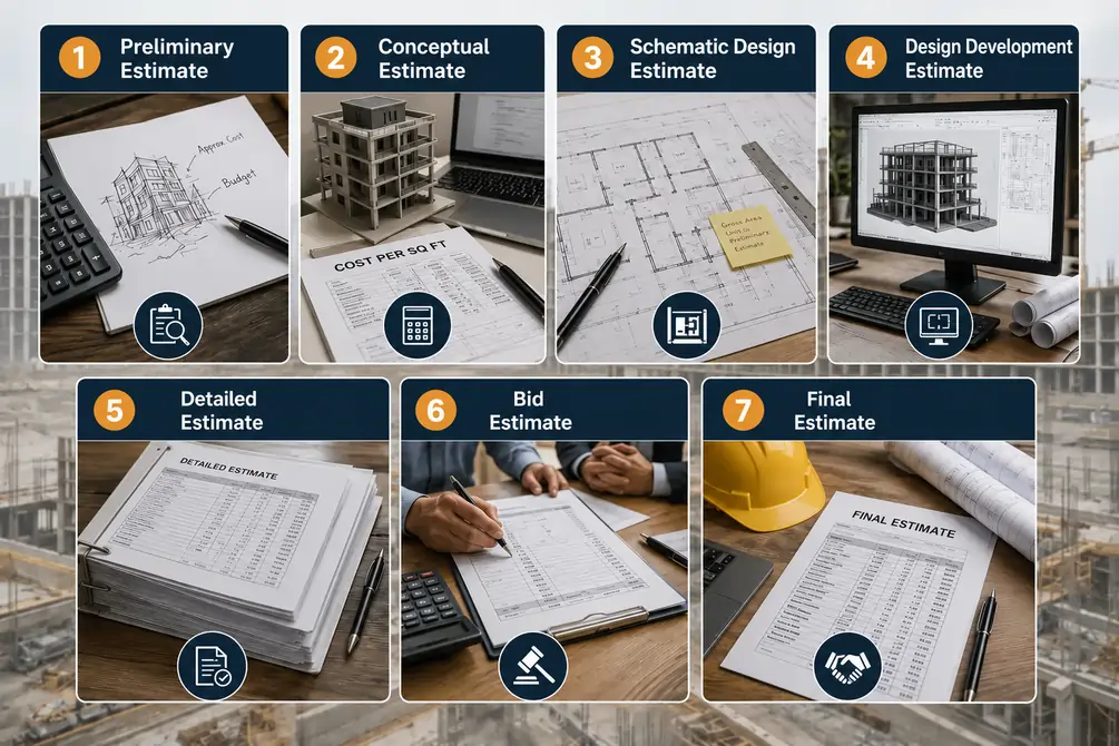 Construction Cost Estimation Types