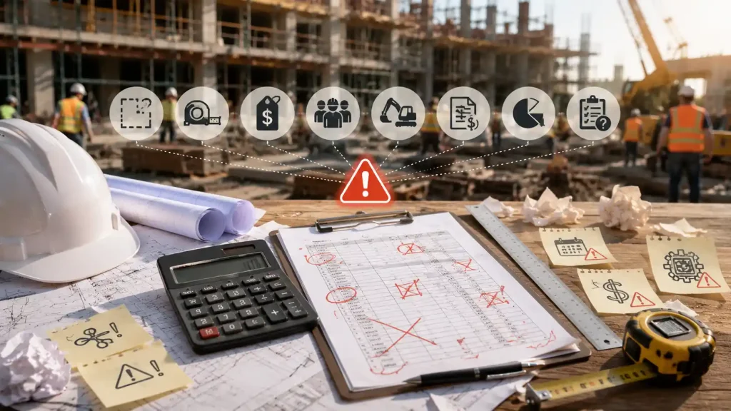 Most Common Construction Estimating Errors